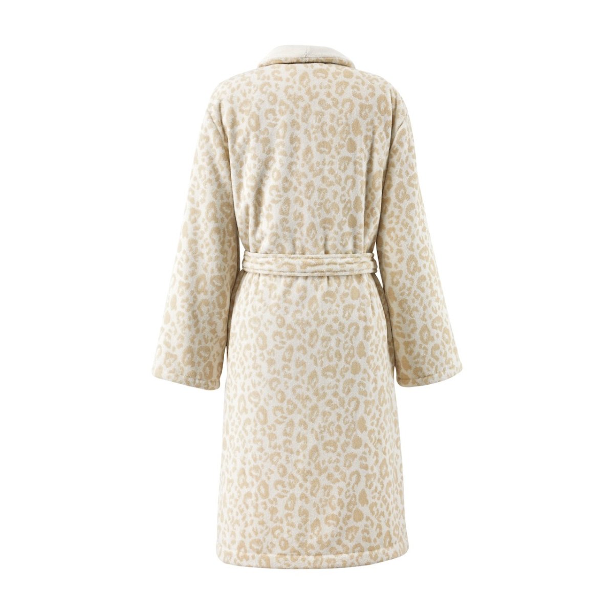Leopard Women's Shawl Collar Bathrobe by Yves Delorme