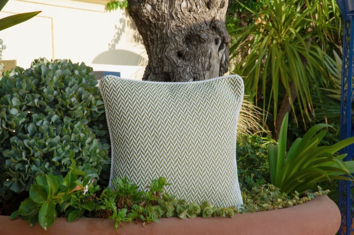 Marina Jungle Decorative Pillow by Yves Delorme