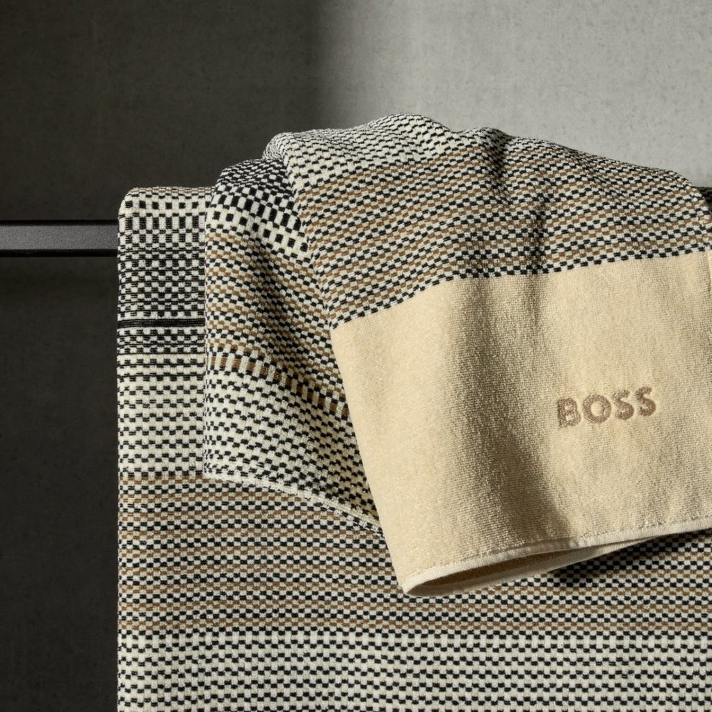 Modernist Stripe Towels by Hugo Boss Home