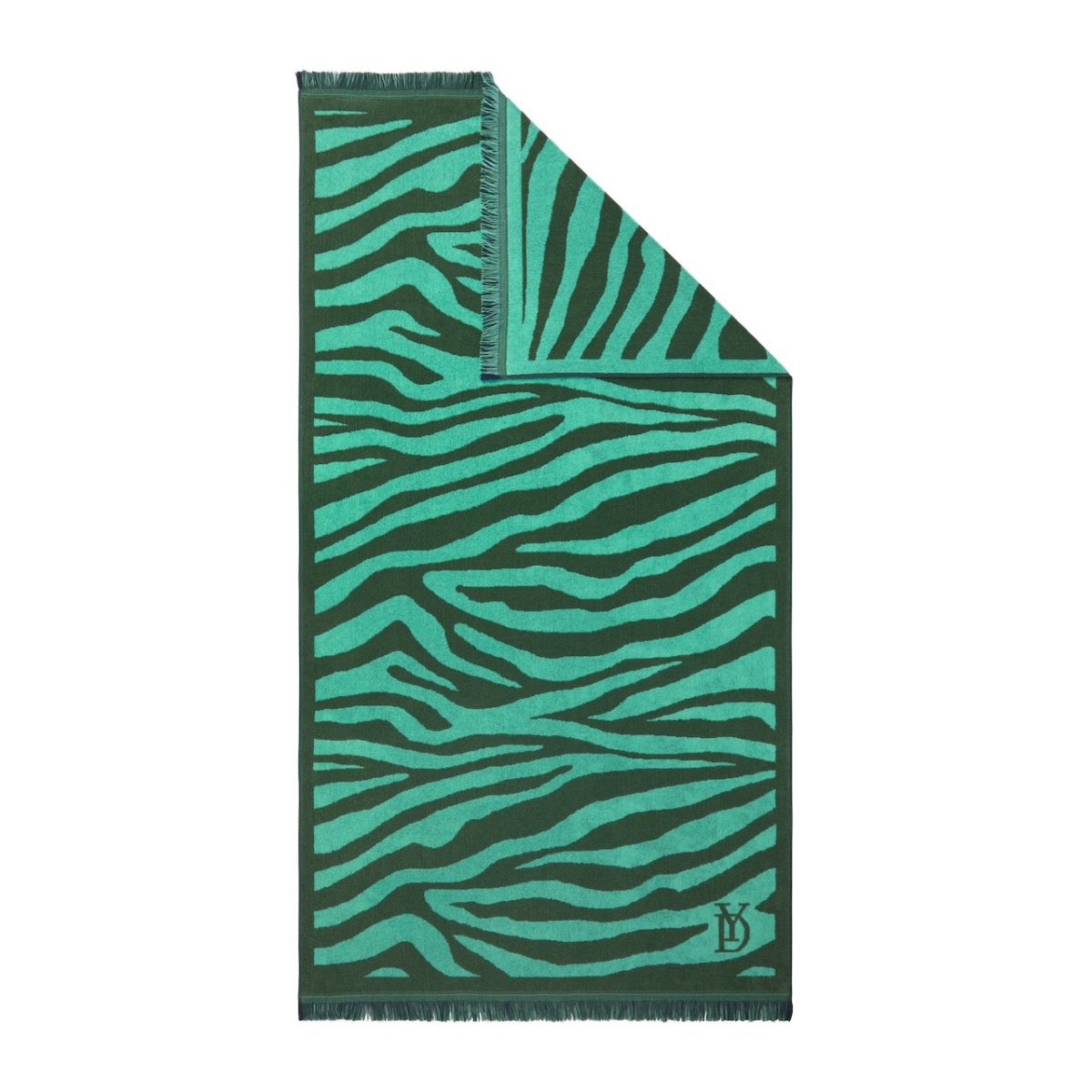 Pampa Menthe Beach Towel by Yves Delorme