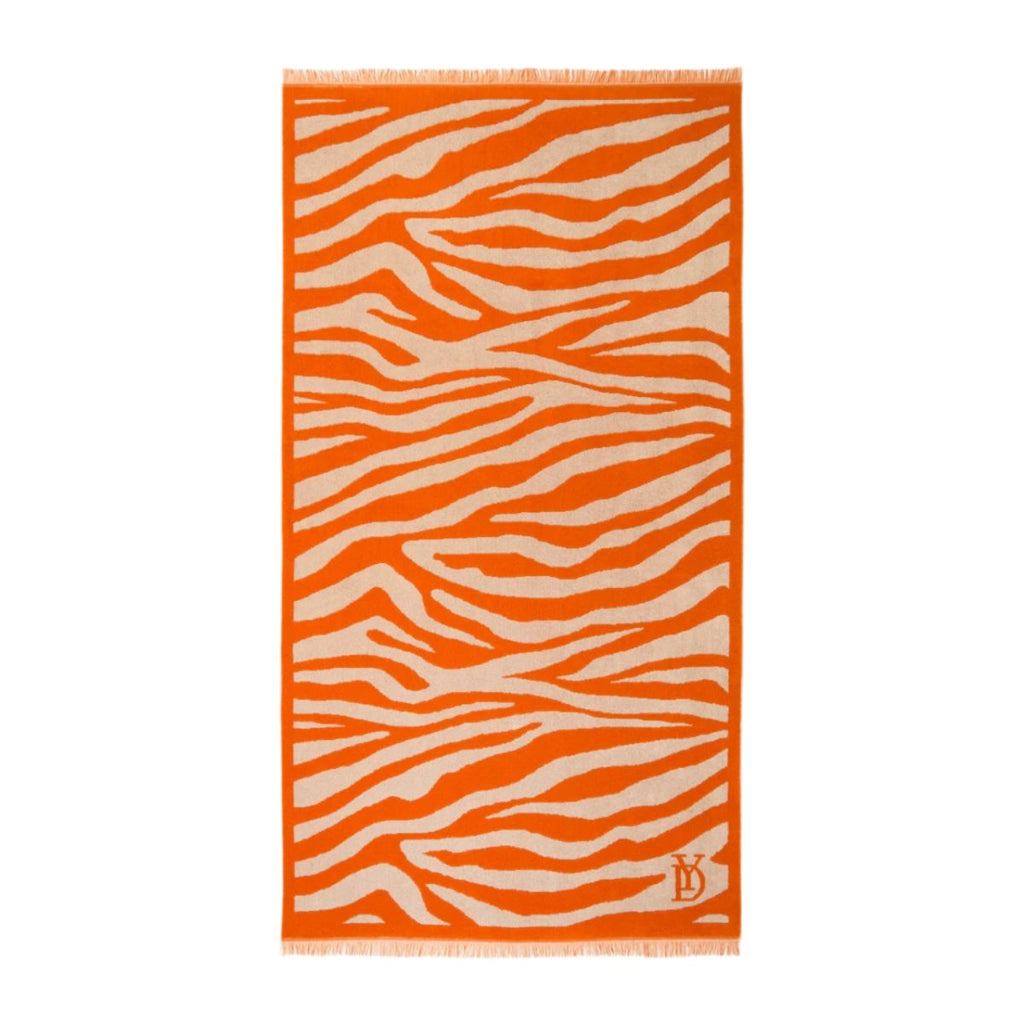 Pampa Safran Beach Towel by Yves Delorme