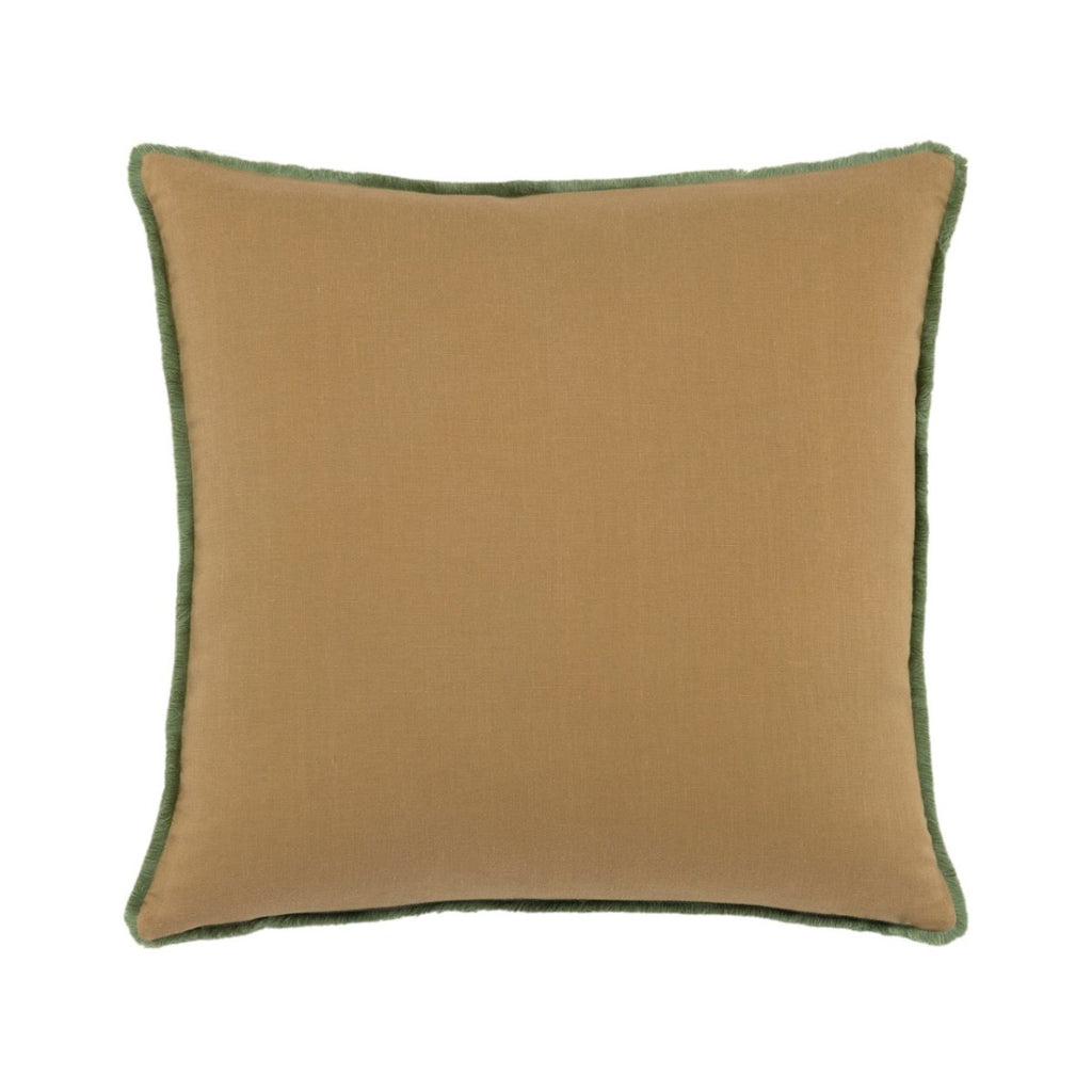 Voliere Celadon Decorative Pillow by Yves Delorme