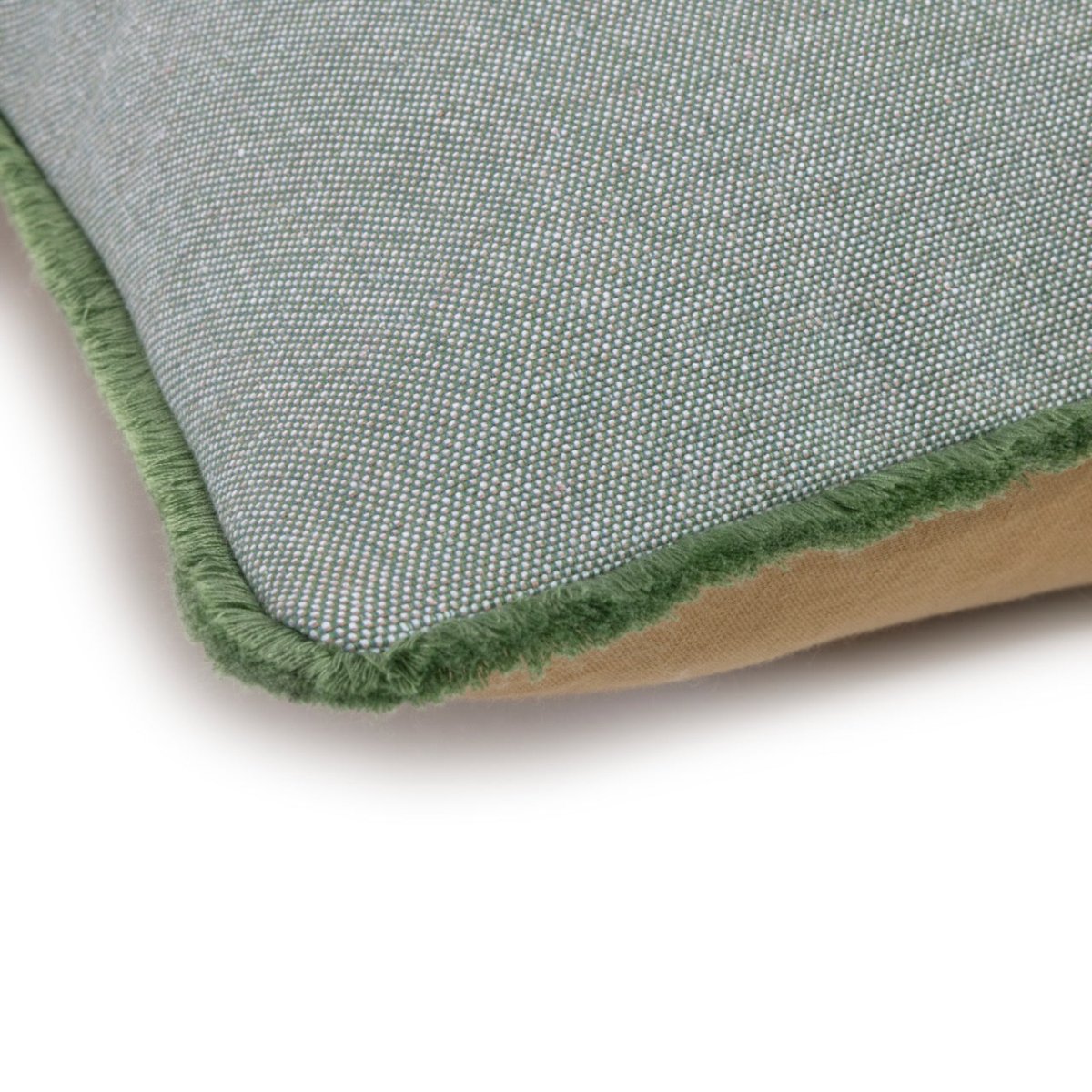 Voliere Celadon Decorative Pillow by Yves Delorme