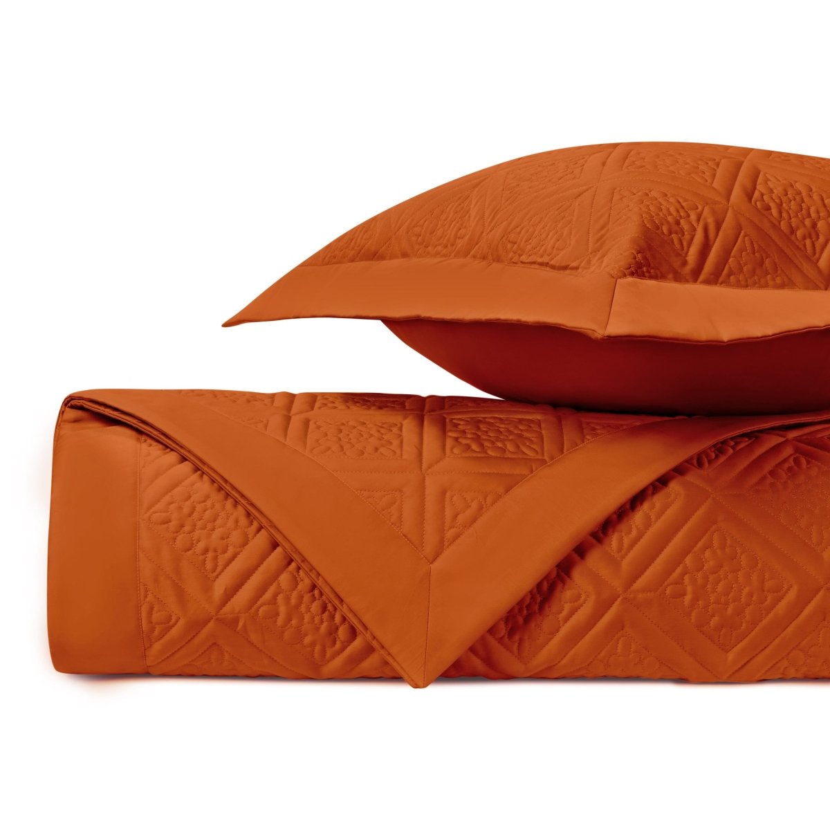Ziba Quilted Clementine by Home Treasures