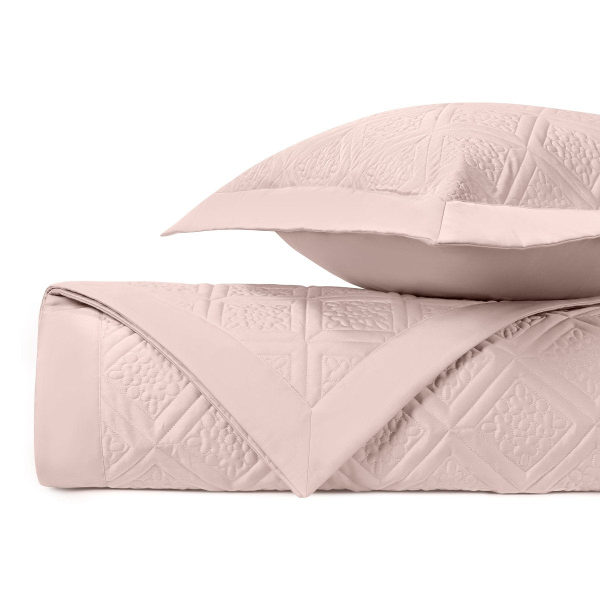 Ziba Quilted Light Pink by Home Treasures